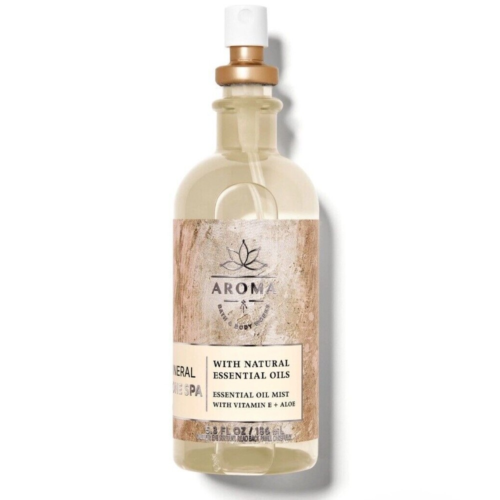 Bath & Body Works Aroma Mineral Stone Spa Essential Oil Mist- New- Discontinued